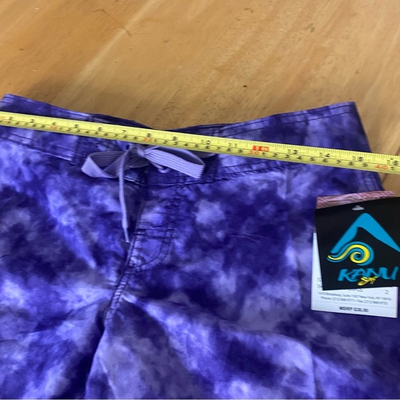 Kanu Surf Wome's Marina UPF 50+ Active Swim Board Shorts Sydney Purple 2 - Picture 7 of 9